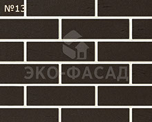 Гибкий кирпич № 13 черный однотонный