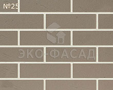 Гибкий кирпич № 25 светлосерый однотонный