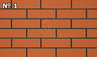 Гибкий кирпич Екофасад 1