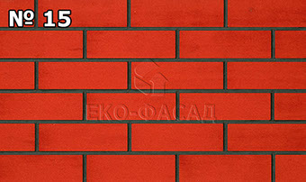 Гибкий кирпич Красный 15