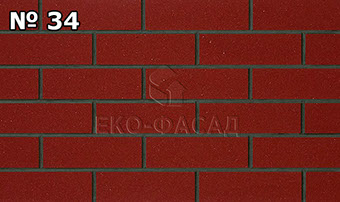 Однотонный гибкий кирпич