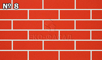 Гибкий кирпич Екофасад 8