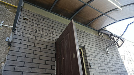 Крыльцо гибкий кирпич