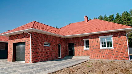 Утепление нового дома термопанелями под Киевом