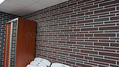 Отделка офиса гибкий клинкер ригель 20